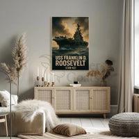 USS Franklin D. Roosevelt CVB42 PosterGoat
