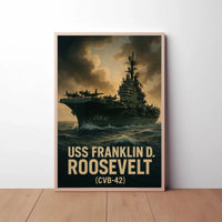 USS Franklin D. Roosevelt CVB42 PosterGoat