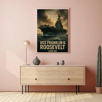 USS Franklin D. Roosevelt CVB42 PosterGoat