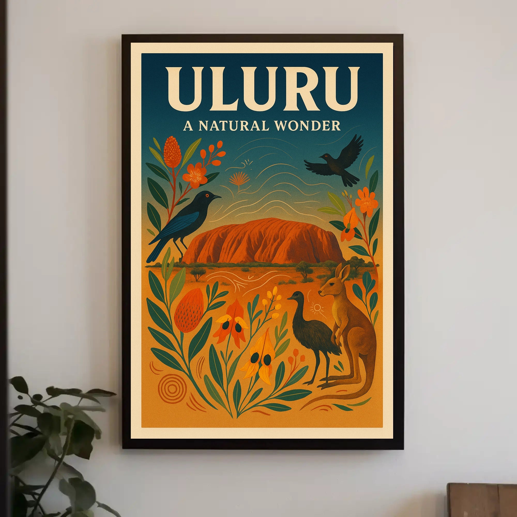 Uluru A Natural Wonder Poster PosterGoat