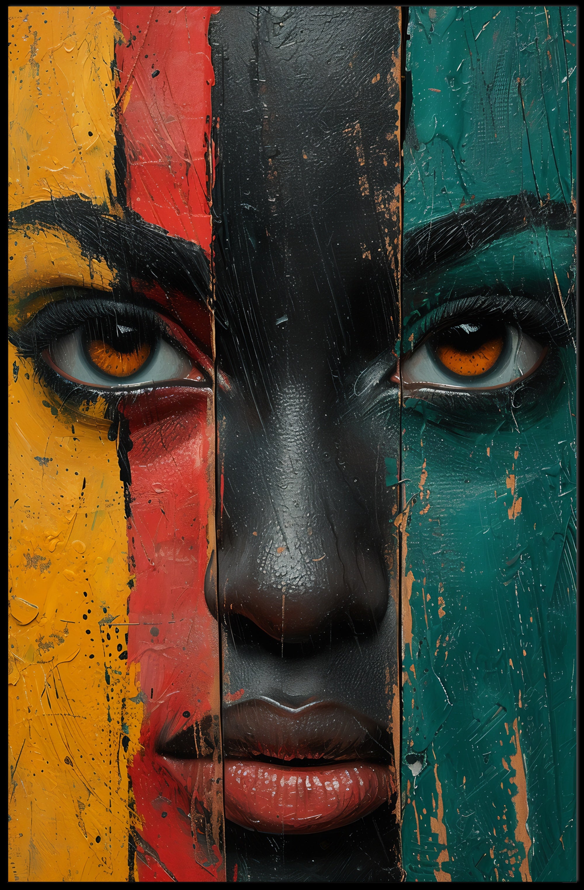 Unity in Diversity Human Face Cultural or Heritage Poster PosterGoat