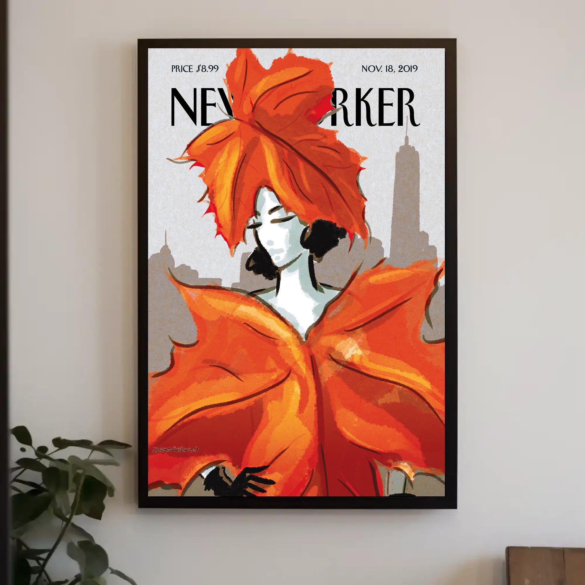 Urban Charm: New York Magazine Cover Skyline Travel Poster PosterGoat