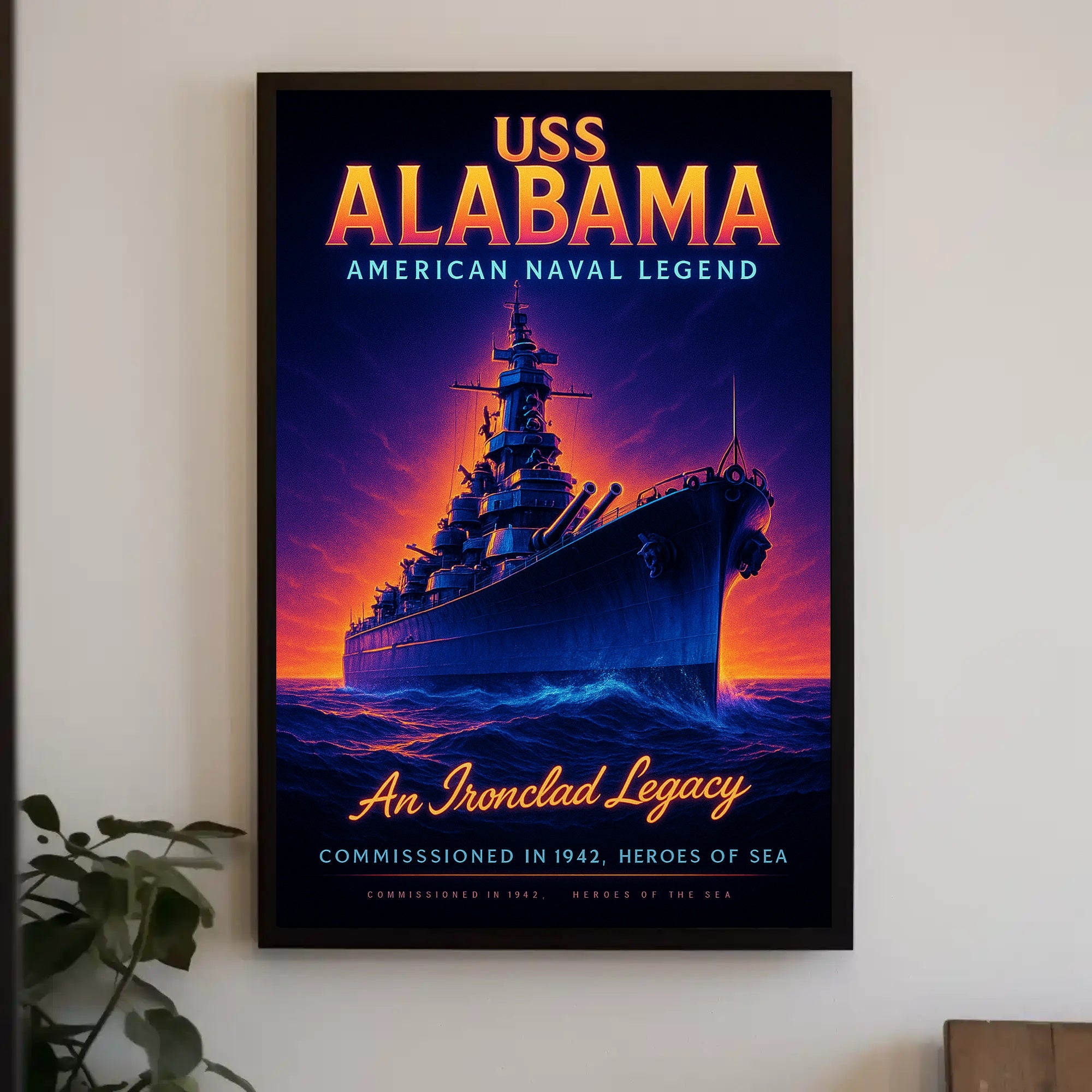 Uss Alabama An Ironclad Legacy Poster PosterGoat