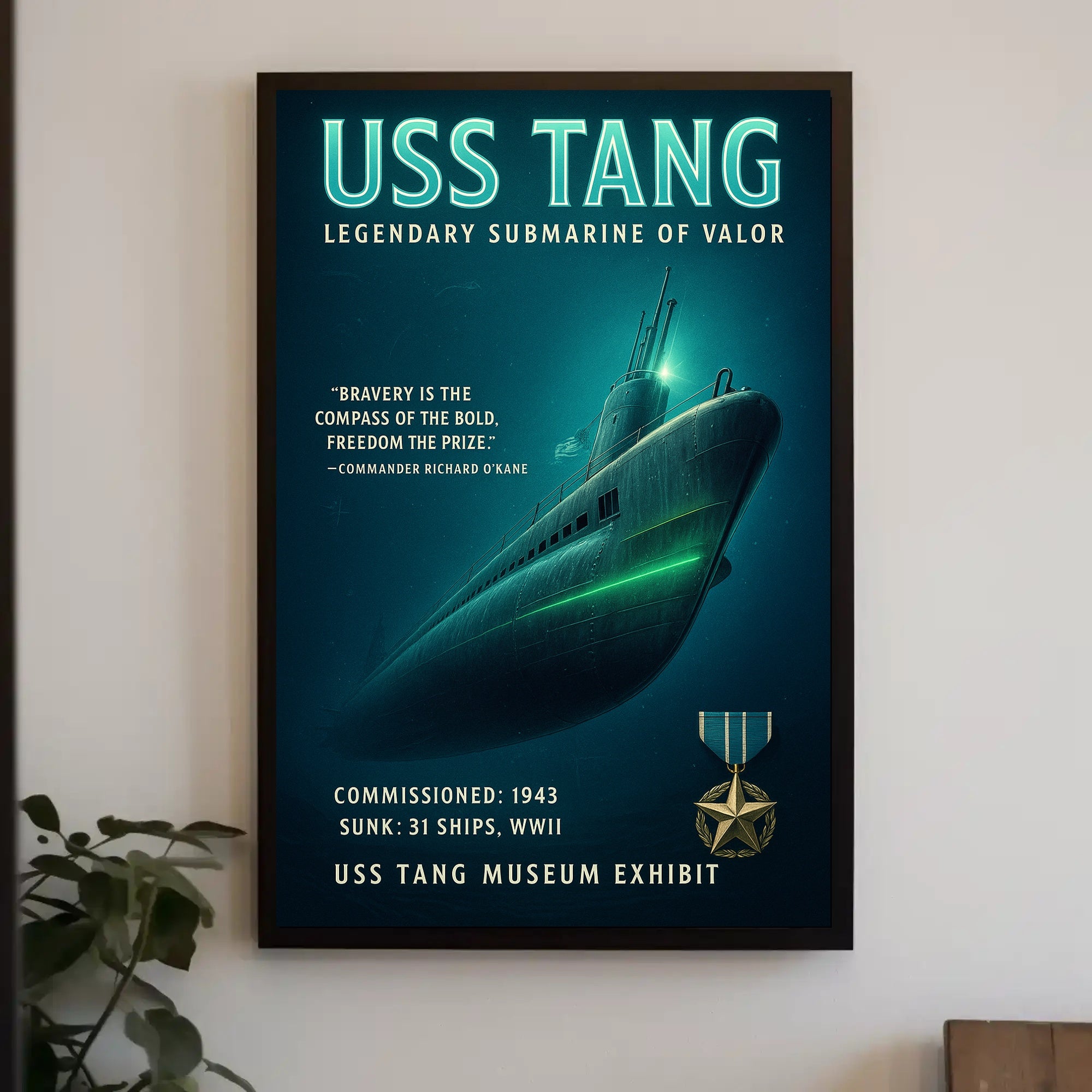 Uss Tang - Legendary Submarine Of Valor Poster PosterGoat