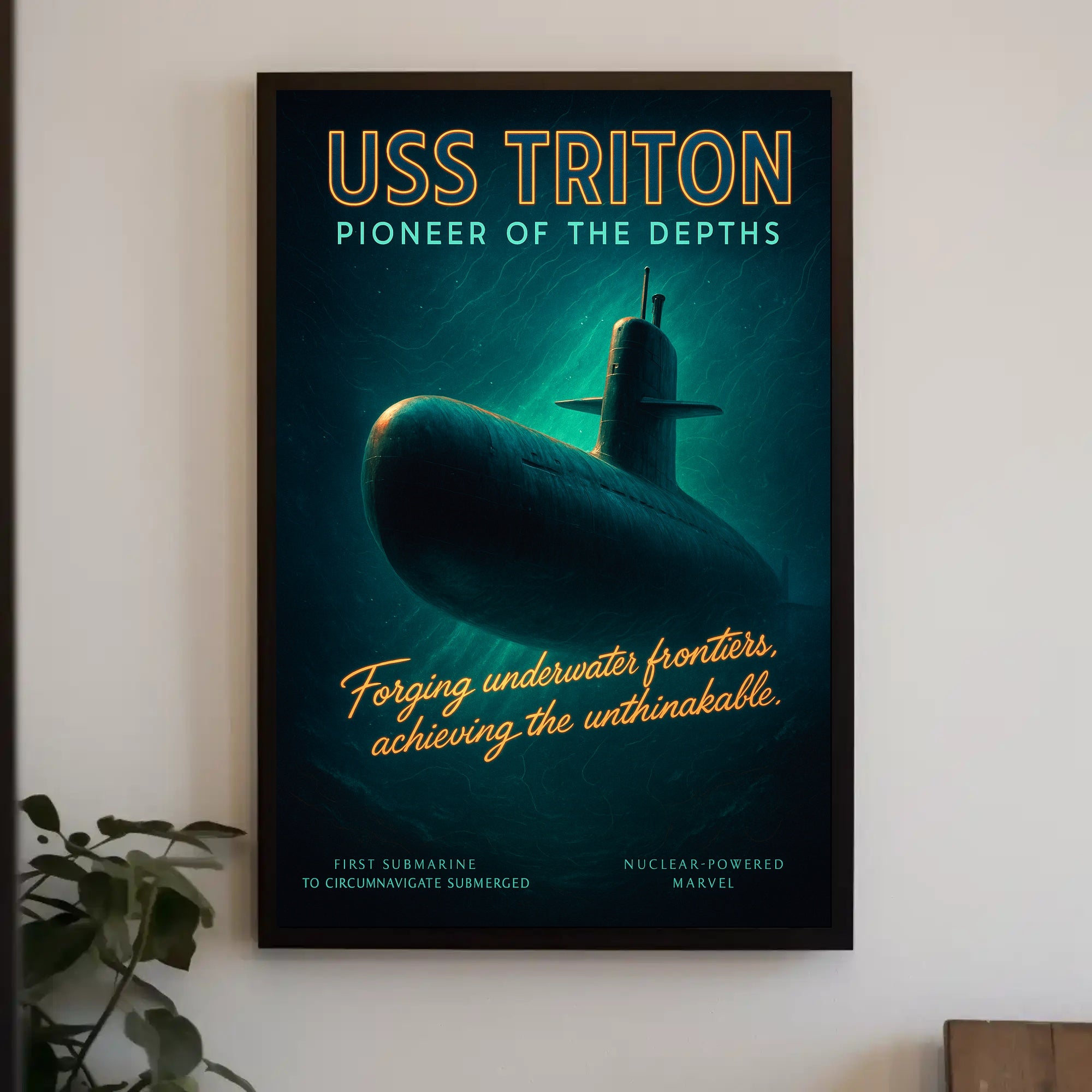 Uss Triton Pioneer Of The Depths Poster PosterGoat