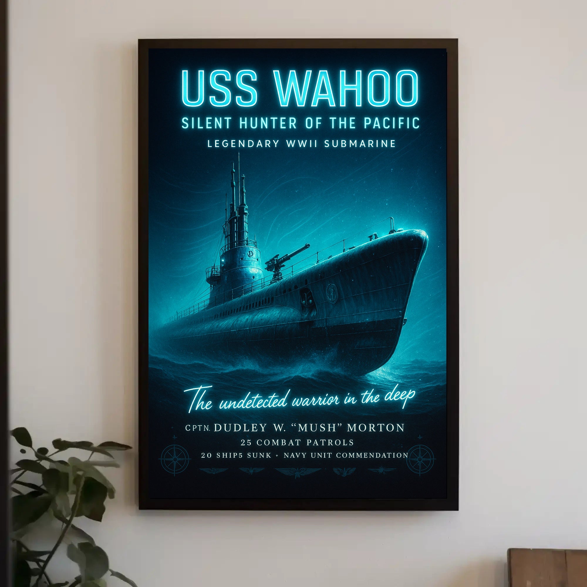 Uss Wahoo Silent Hunter Of The Pacific Poster PosterGoat