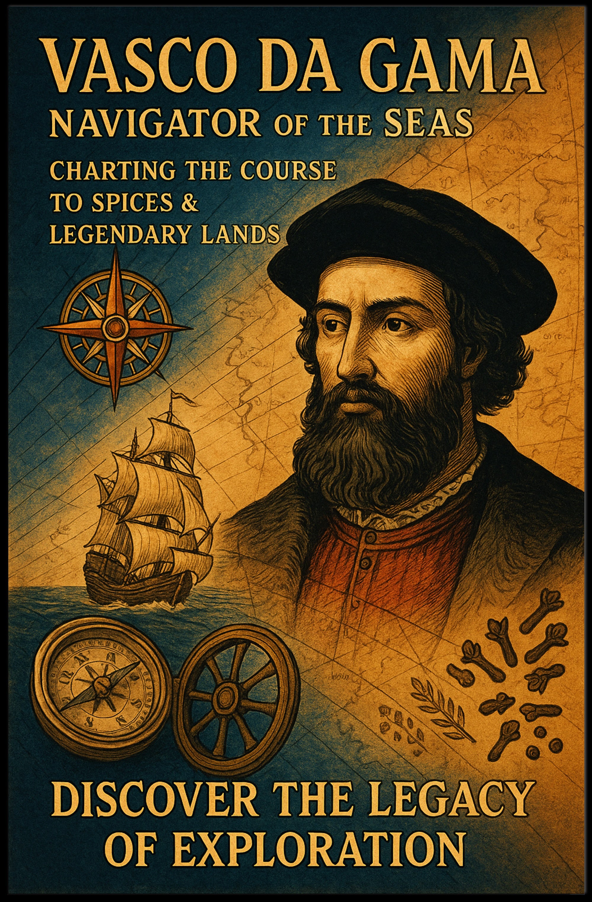 Vasco da Gama Navigator of the Seas Poster PosterGoat