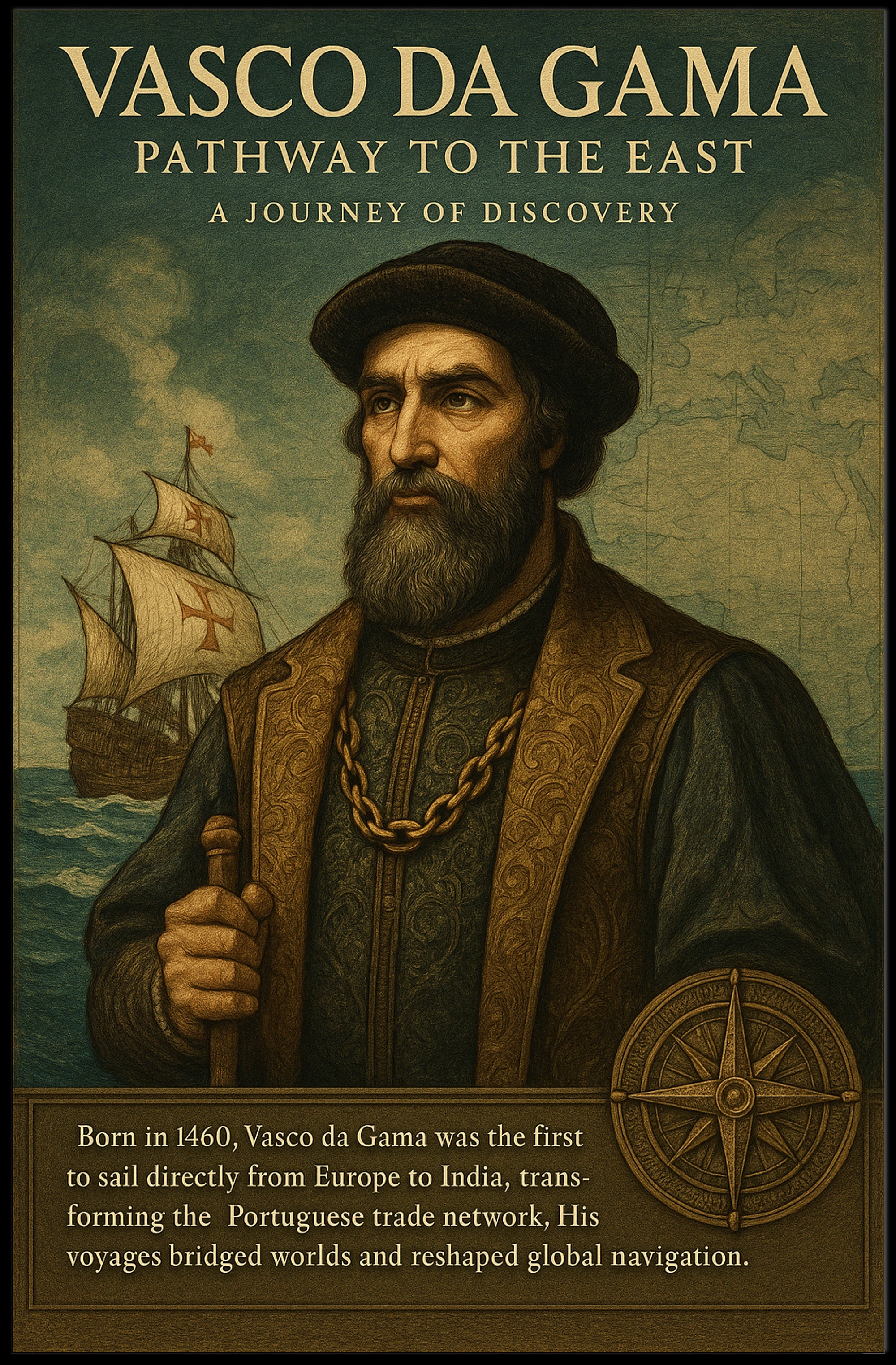 Vasco da Gama Pathway to the East Poster PosterGoat
