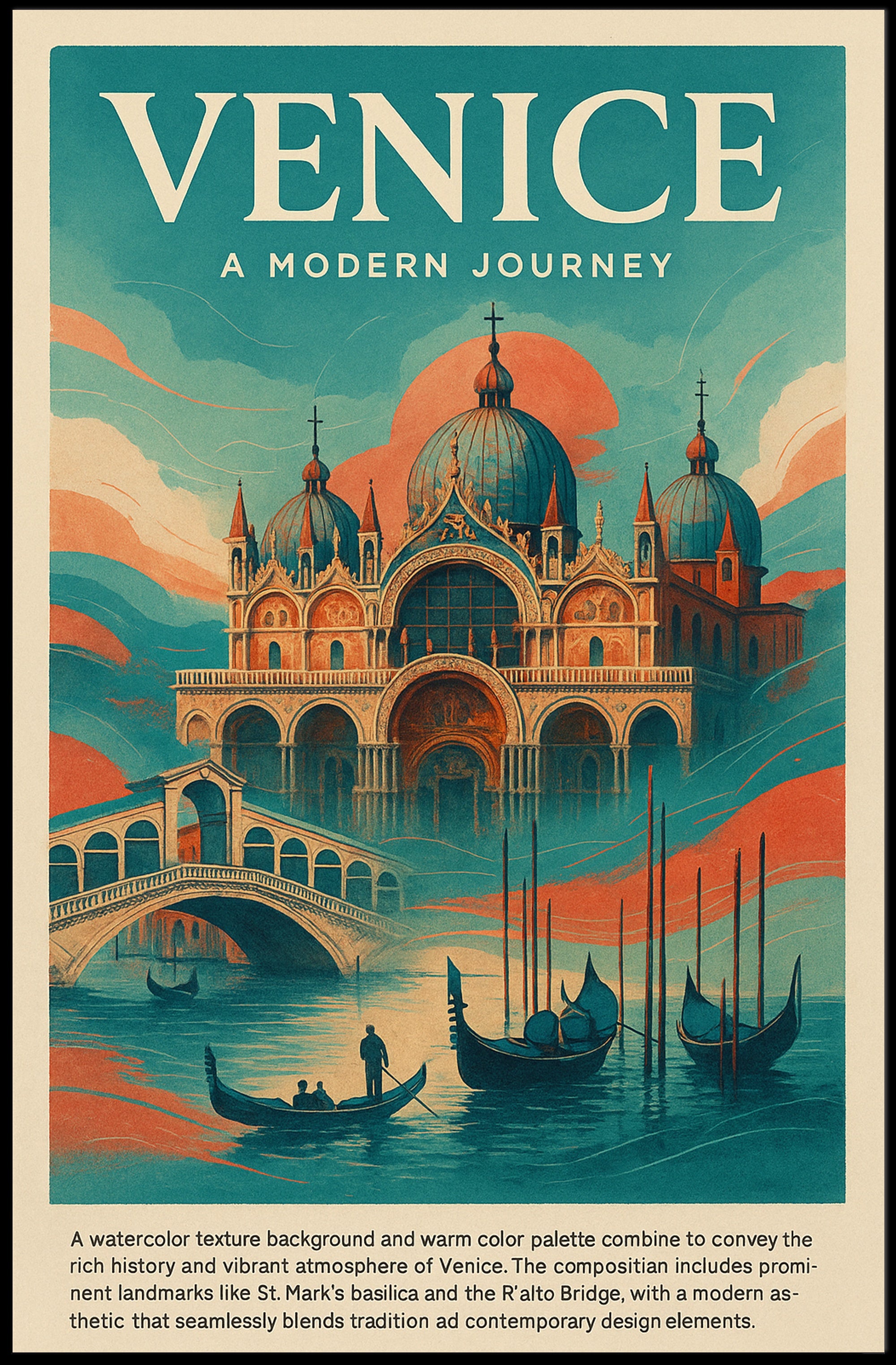 Venice A Modern Journey Poster PosterGoat