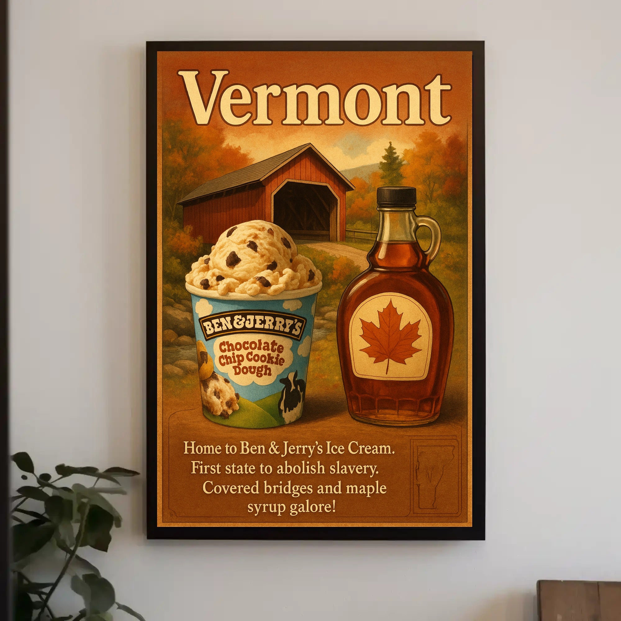 Vermont A Taste of Tradition Poster PosterGoat