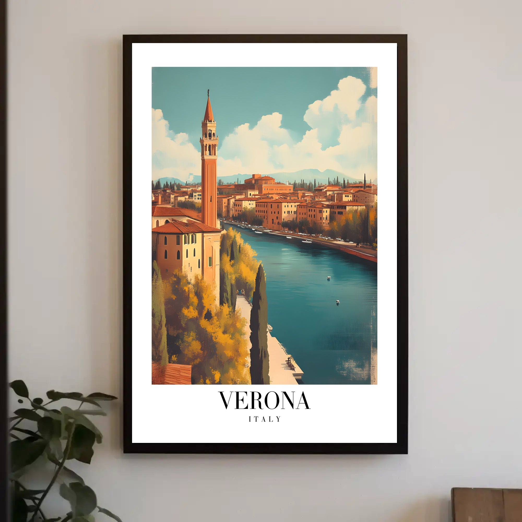 Verona Vintage Travel Poster PosterGoat