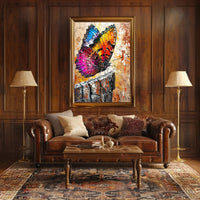 Vibrant Butterfly Art Print Abstract or Artistic Poster PosterGoat