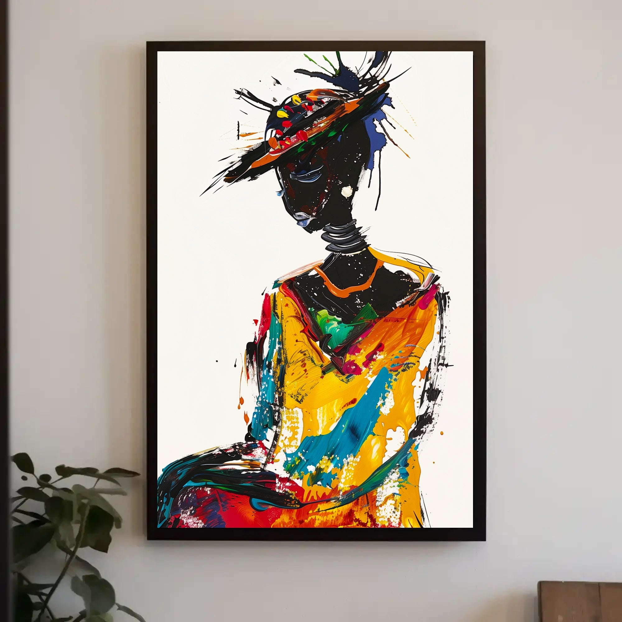 Vibrant Expression of Identity Abstract or Artistic Poster PosterGoat