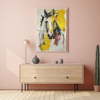 Vibrant Horse Expressionist Painting Abstract or Artistic Poster PosterGoat