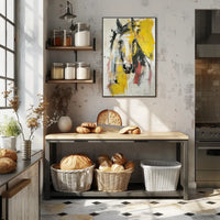 Vibrant Horse Expressionist Painting Abstract or Artistic Poster PosterGoat