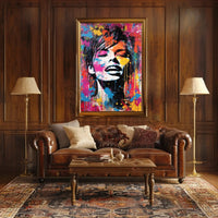 Vibrant Pop Art Expression Poster PosterGoat