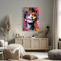 Vibrant Pop Art Expression Poster PosterGoat