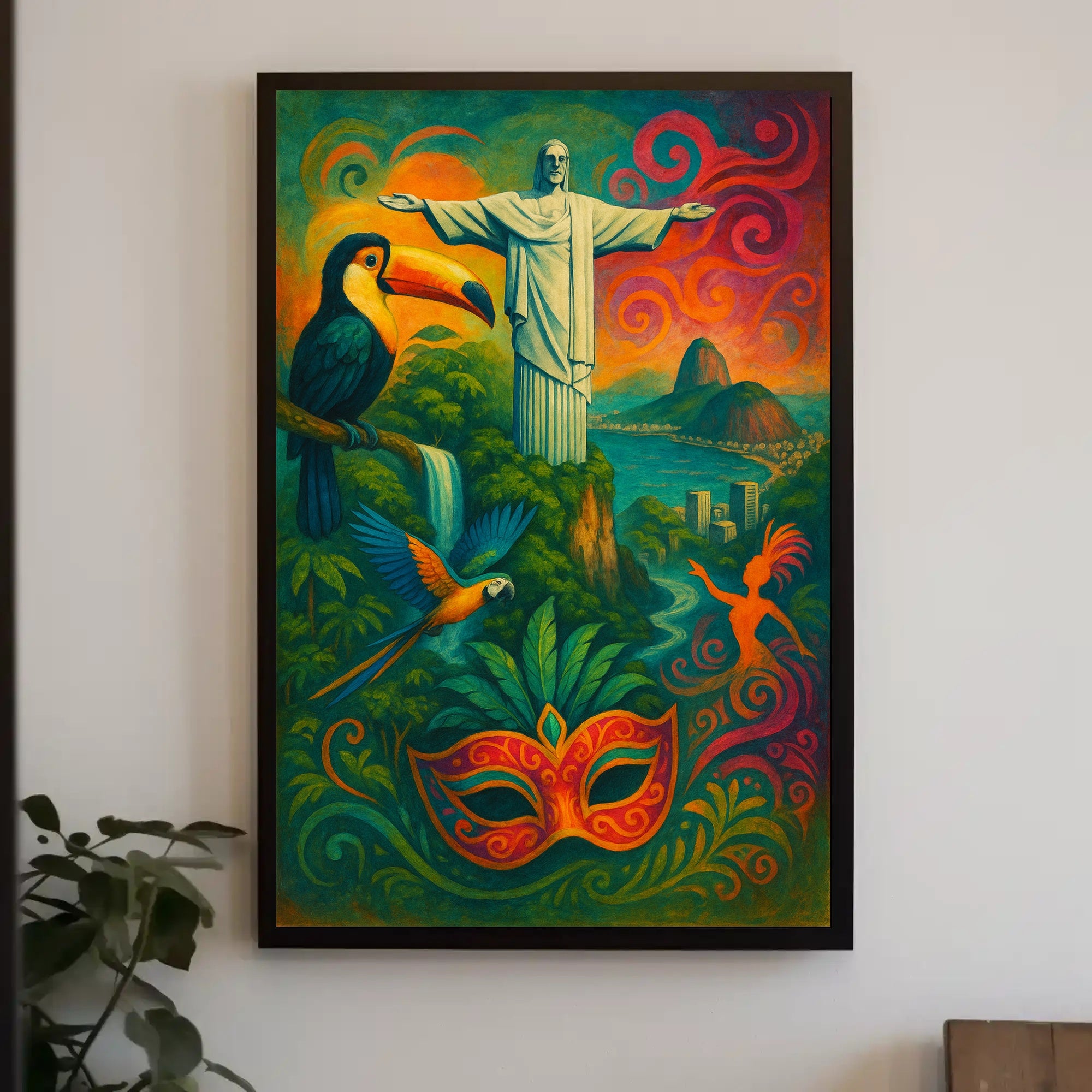 Vibrant Rio De Janeiro Poster PosterGoat