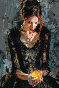 Victorian Era Mystical Woman Abstract, Artistic, or Pop Culture Poster PosterGoat