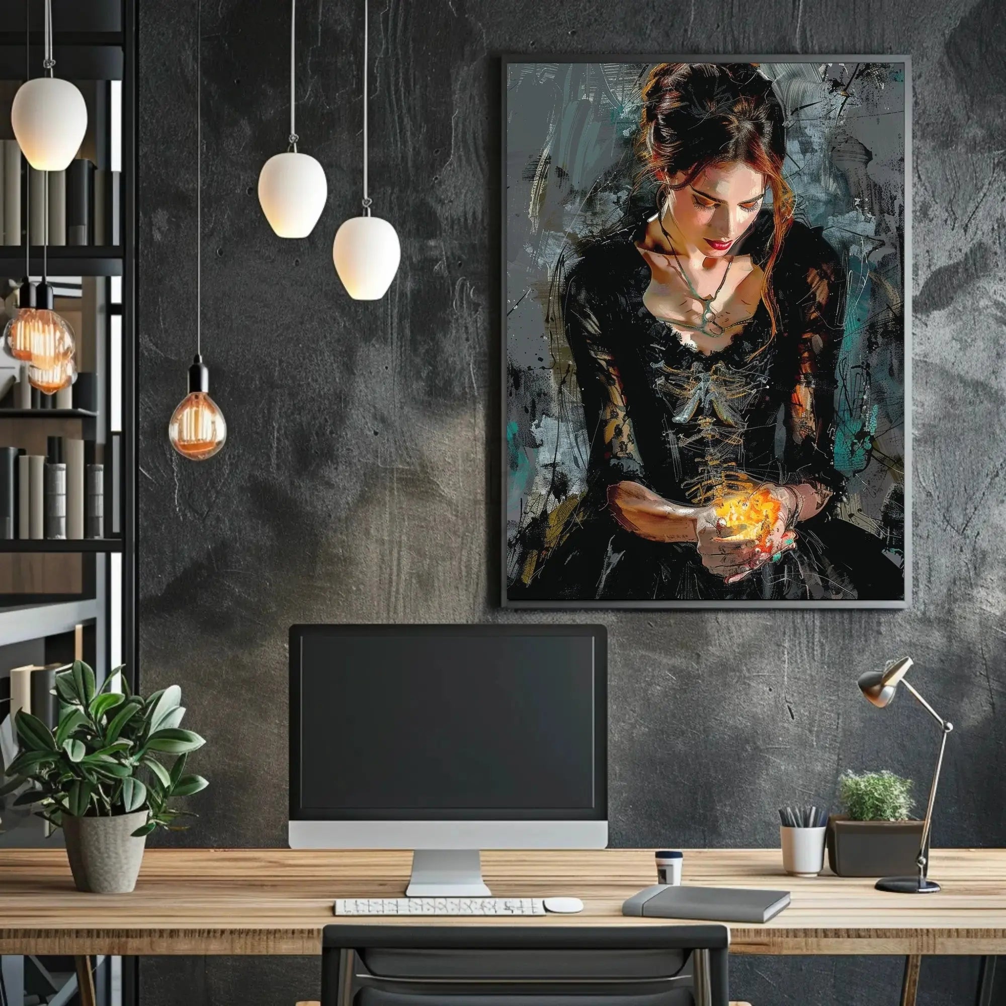 Victorian Era Mystical Woman Abstract, Artistic, or Pop Culture Poster PosterGoat