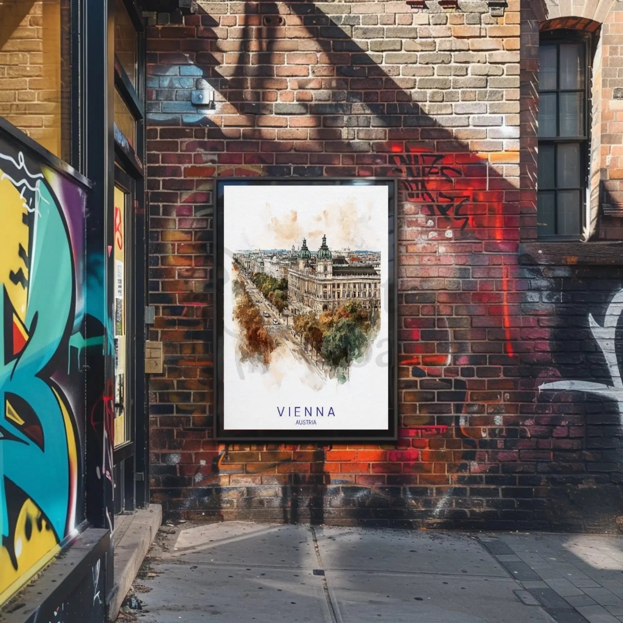 Vienna Cityscape Elegance Travel Poster PosterGoat