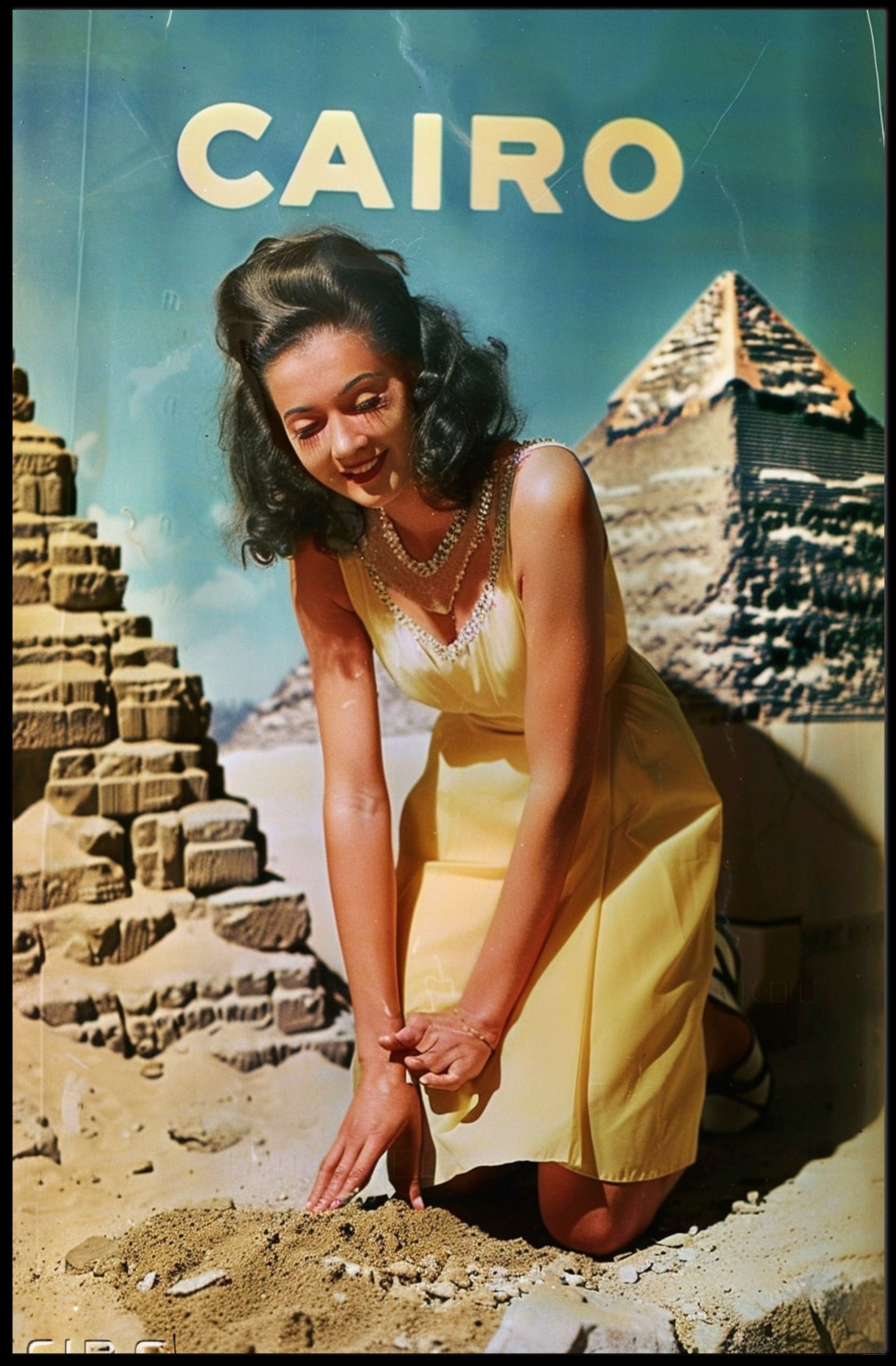 Vintage Adventure in Cairo: Travel Poster PosterGoat