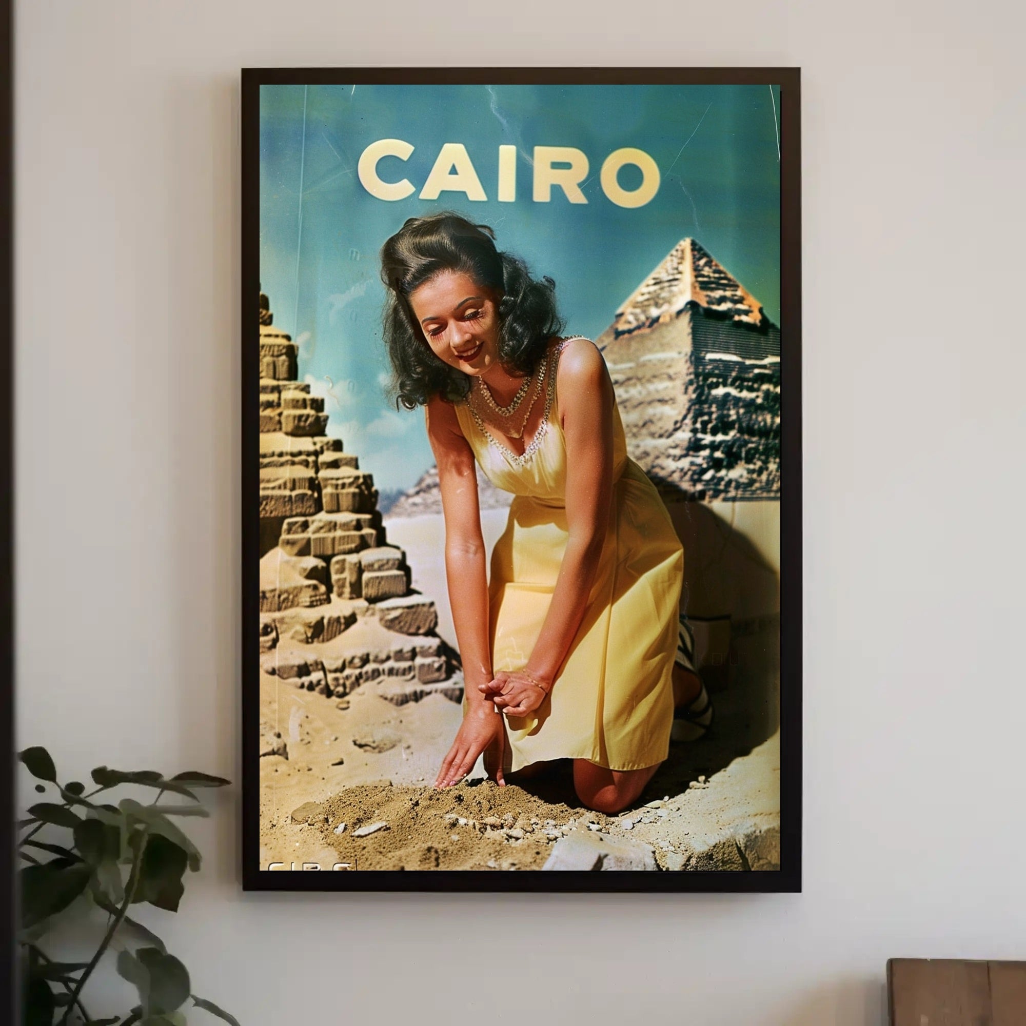 Vintage Adventure in Cairo: Travel Poster PosterGoat