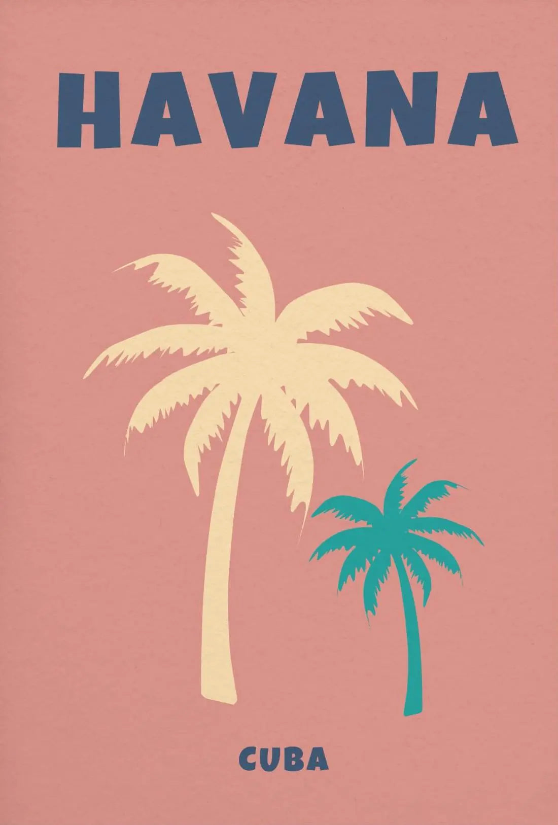 Vintage Havana Cuba Travel Poster PosterGoat