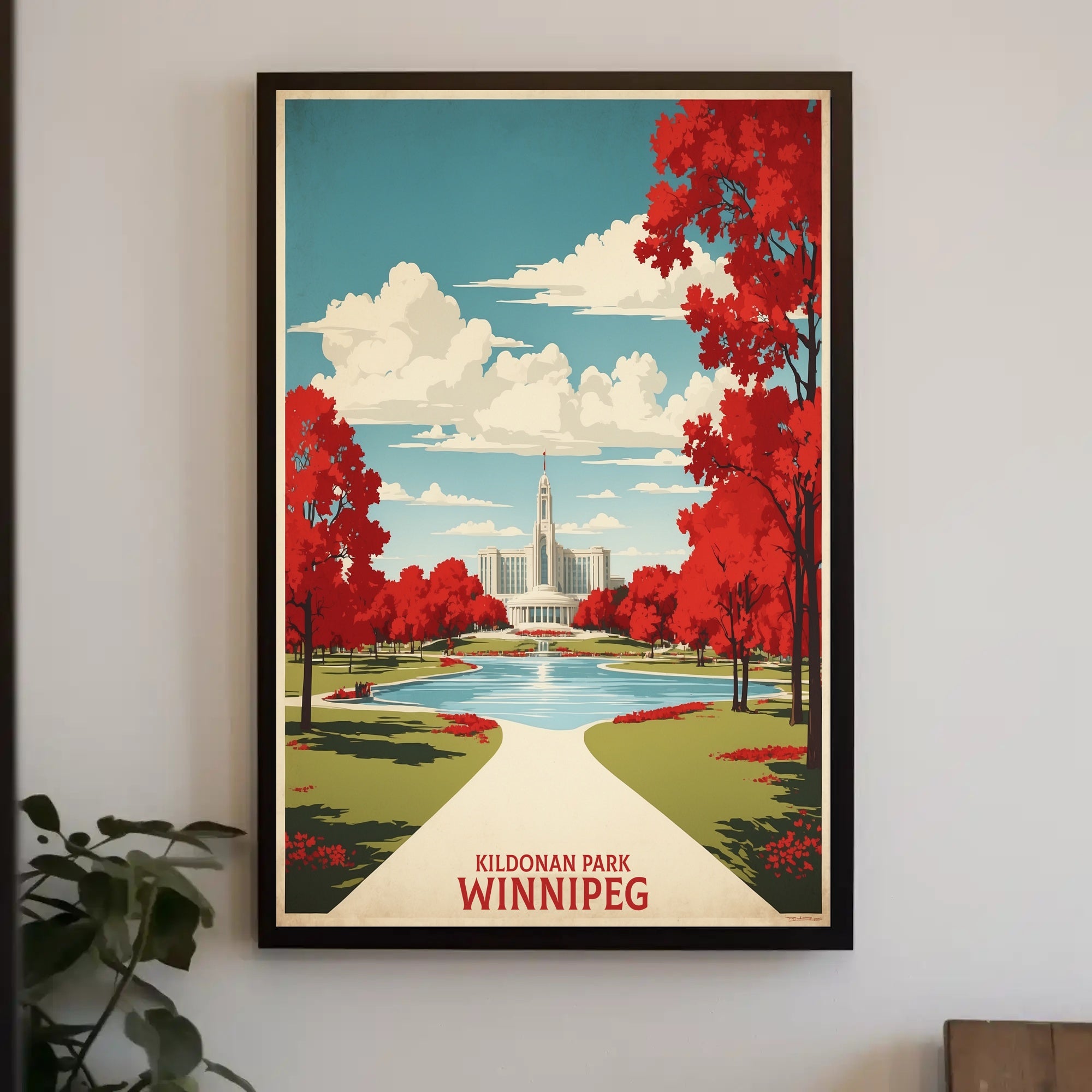 Vintage Kildonan Park Art Print Travel Poster PosterGoat