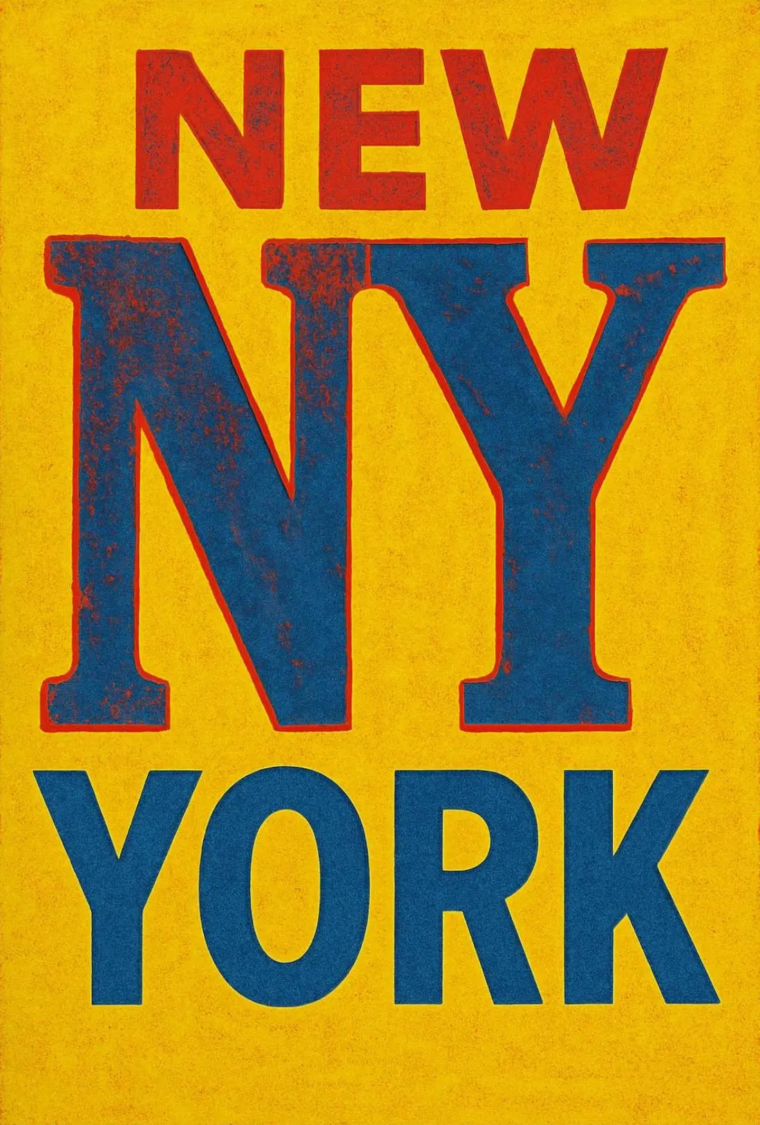 Vintage New York City Travel Poster PosterGoat