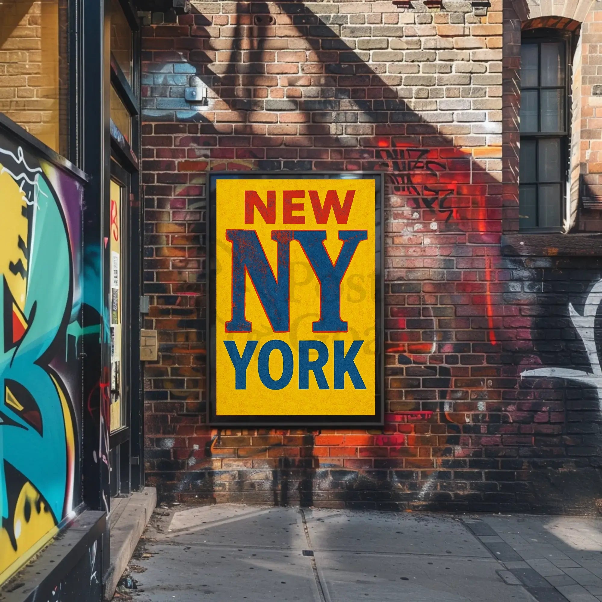 Vintage New York City Travel Poster PosterGoat