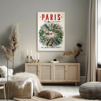 Vintage Paris Travel Poster Featuring Pan Am Airlines PosterGoat