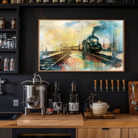 Vintage Steam Train Adventure Travel Poster PosterGoat