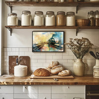 Vintage Steam Train Adventure Travel Poster PosterGoat