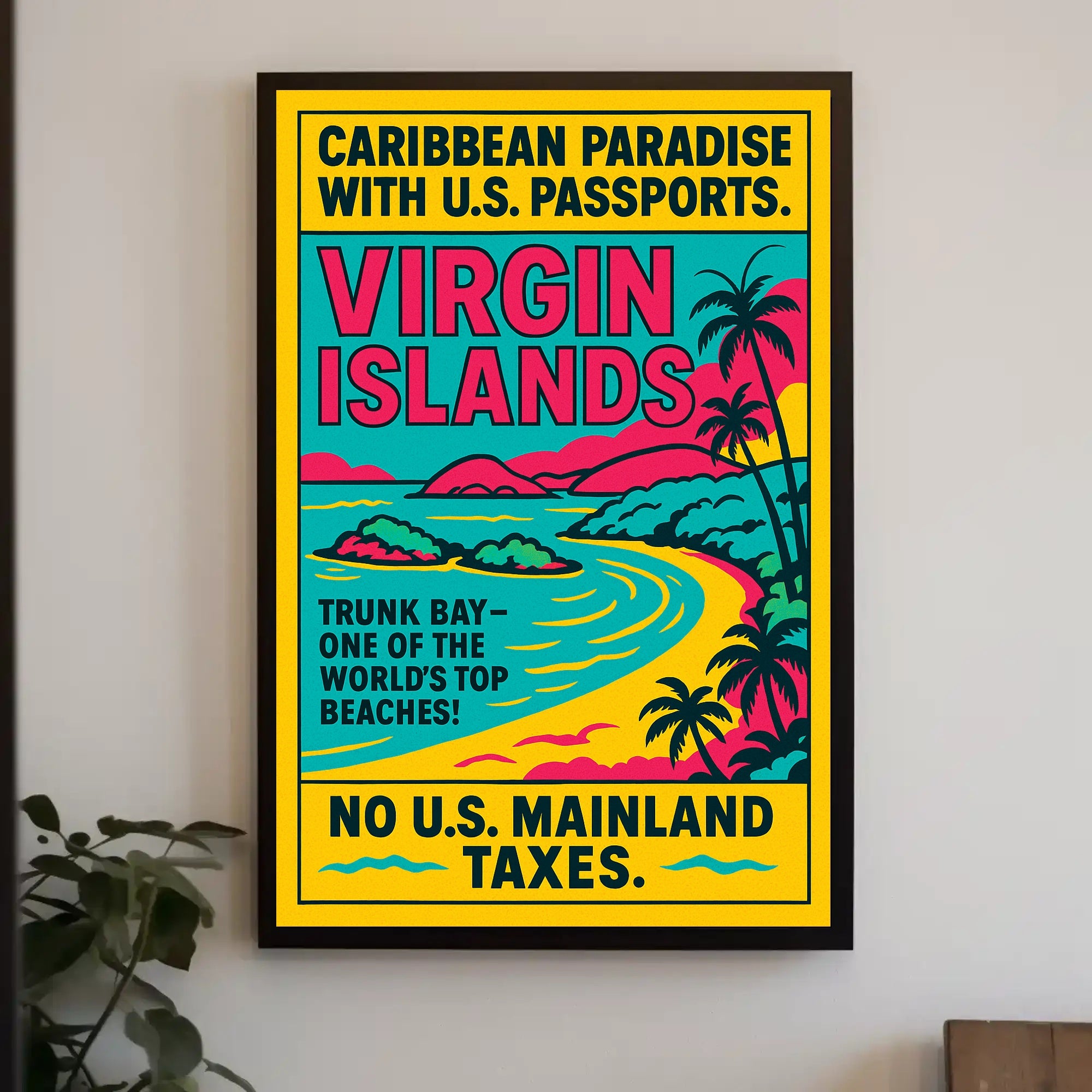 Virgin Islands Caribbean Paradise Poster PosterGoat