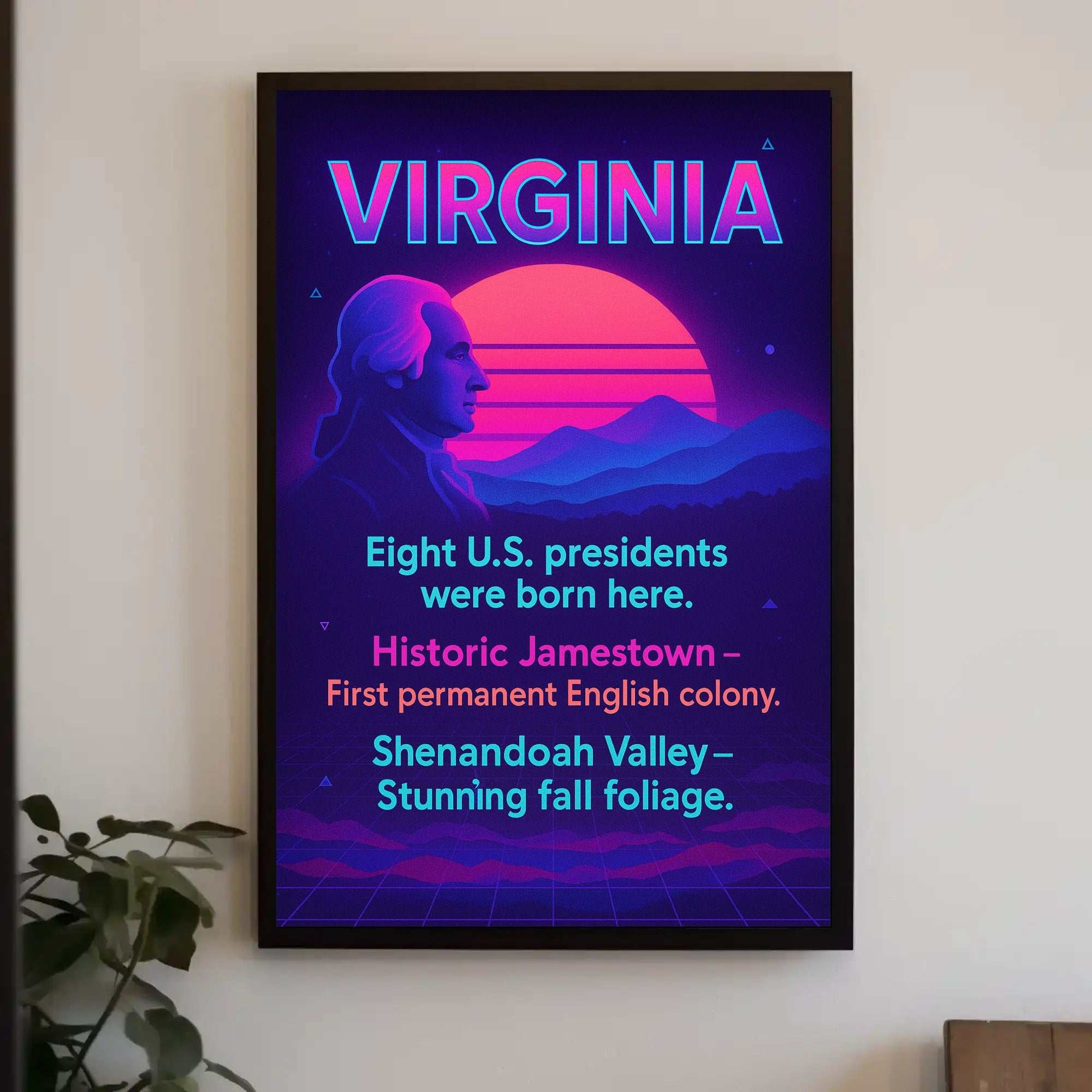 Virginia Birthplace of Presidents Poster PosterGoat