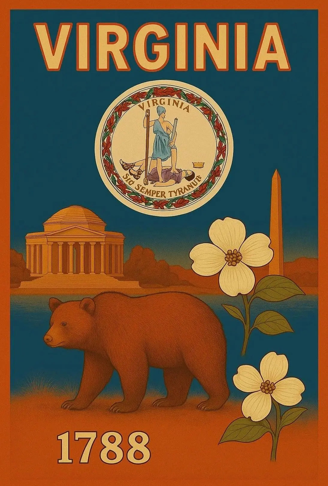 Virginia's Heritage and Beauty: Cultural or Heritage Poster PosterGoat