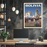 Visit Copacabana Vintage Travel Poster PosterGoat