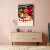 Visit Haiti for Bicentennial Exposition Vintage Travel Poster PosterGoat