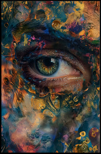 Vivid Eye Surrealism: Abstract or Artistic Poster PosterGoat