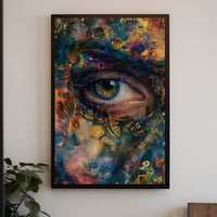 Vivid Eye Surrealism: Abstract or Artistic Poster PosterGoat