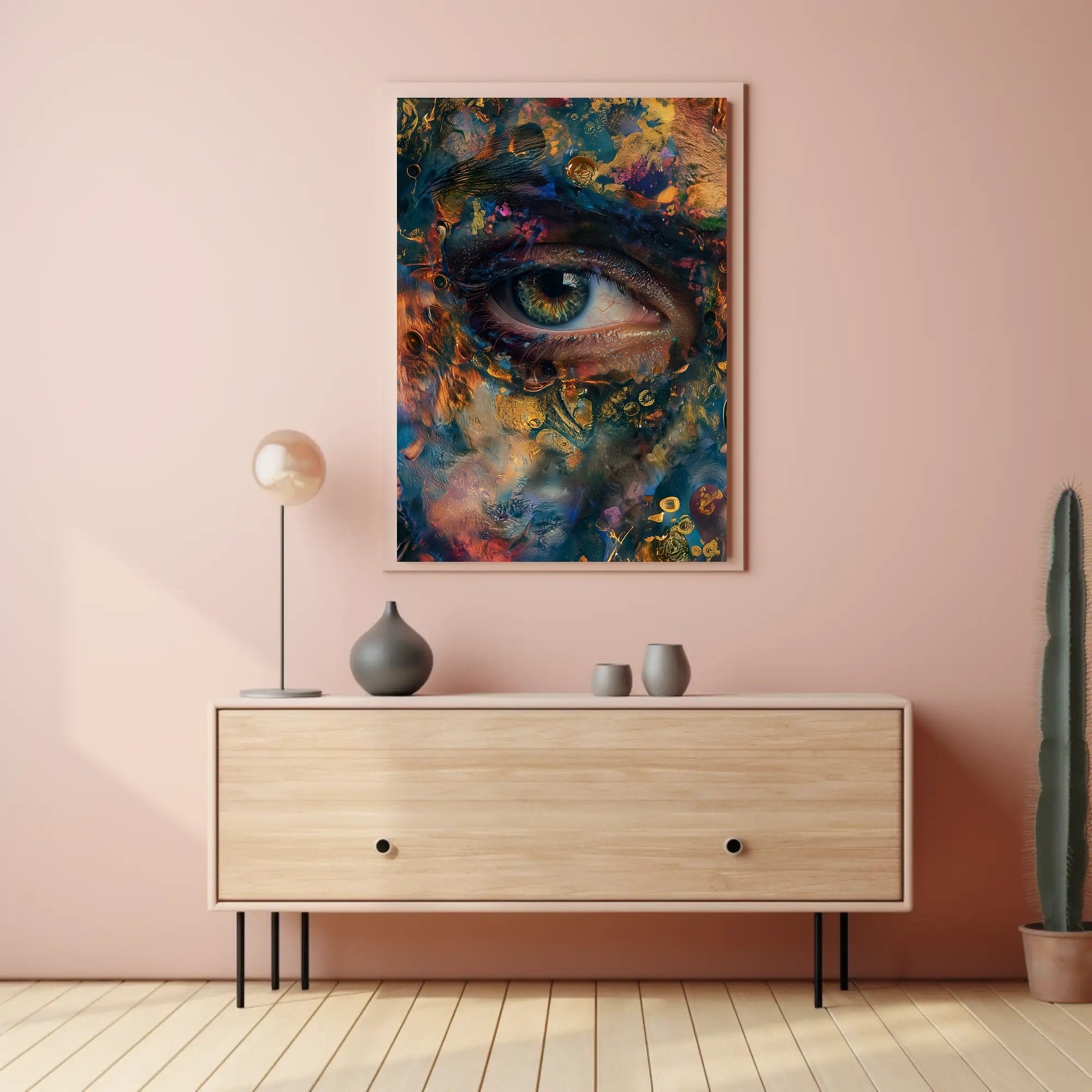 Vivid Eye Surrealism: Abstract or Artistic Poster PosterGoat