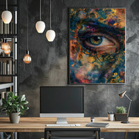 Vivid Eye Surrealism: Abstract or Artistic Poster PosterGoat