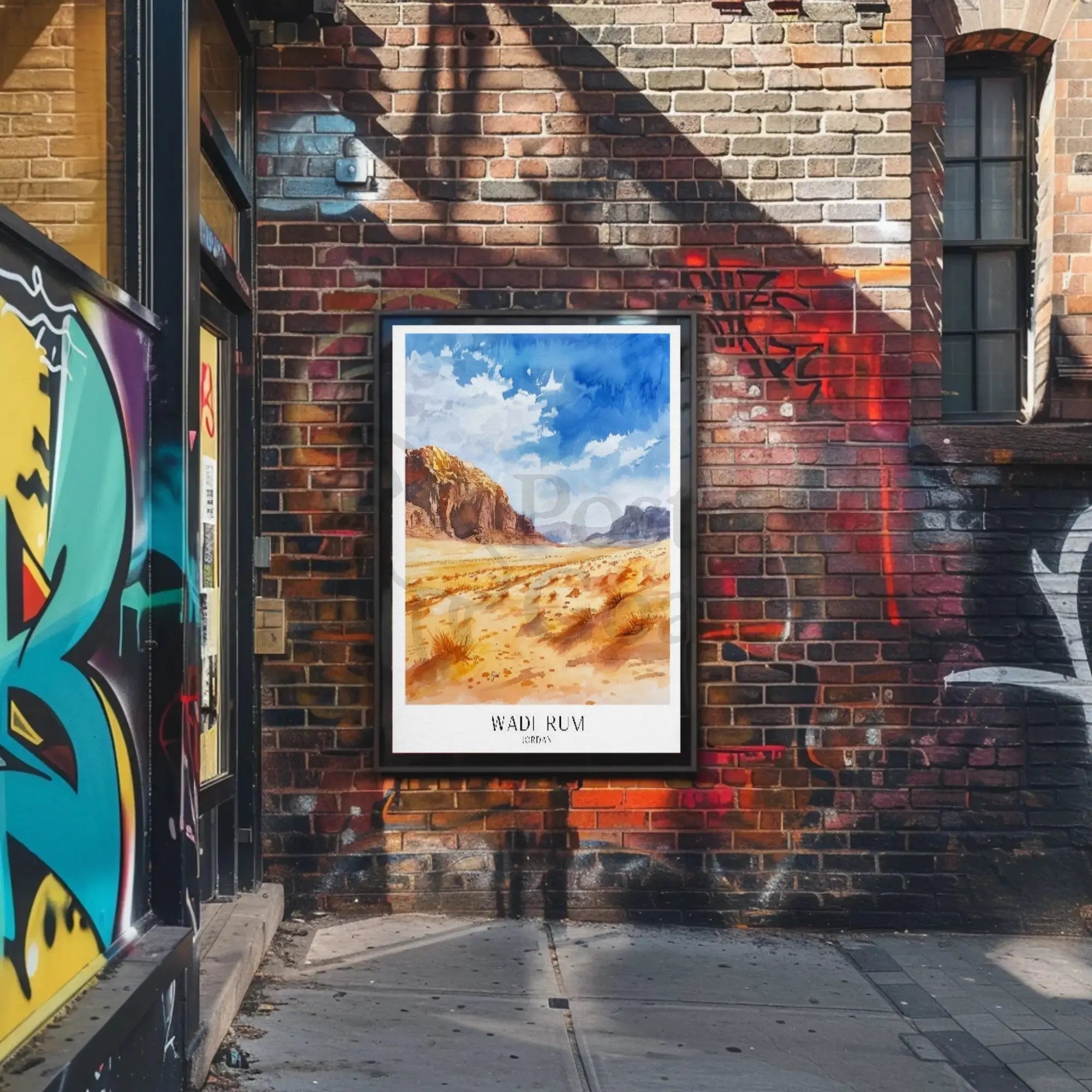 Wadi rum Travel Poster PosterGoat
