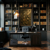 Wartime Compassion in Chaos: WWII Poster PosterGoat