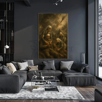 Wartime Compassion in Chaos: WWII Poster PosterGoat