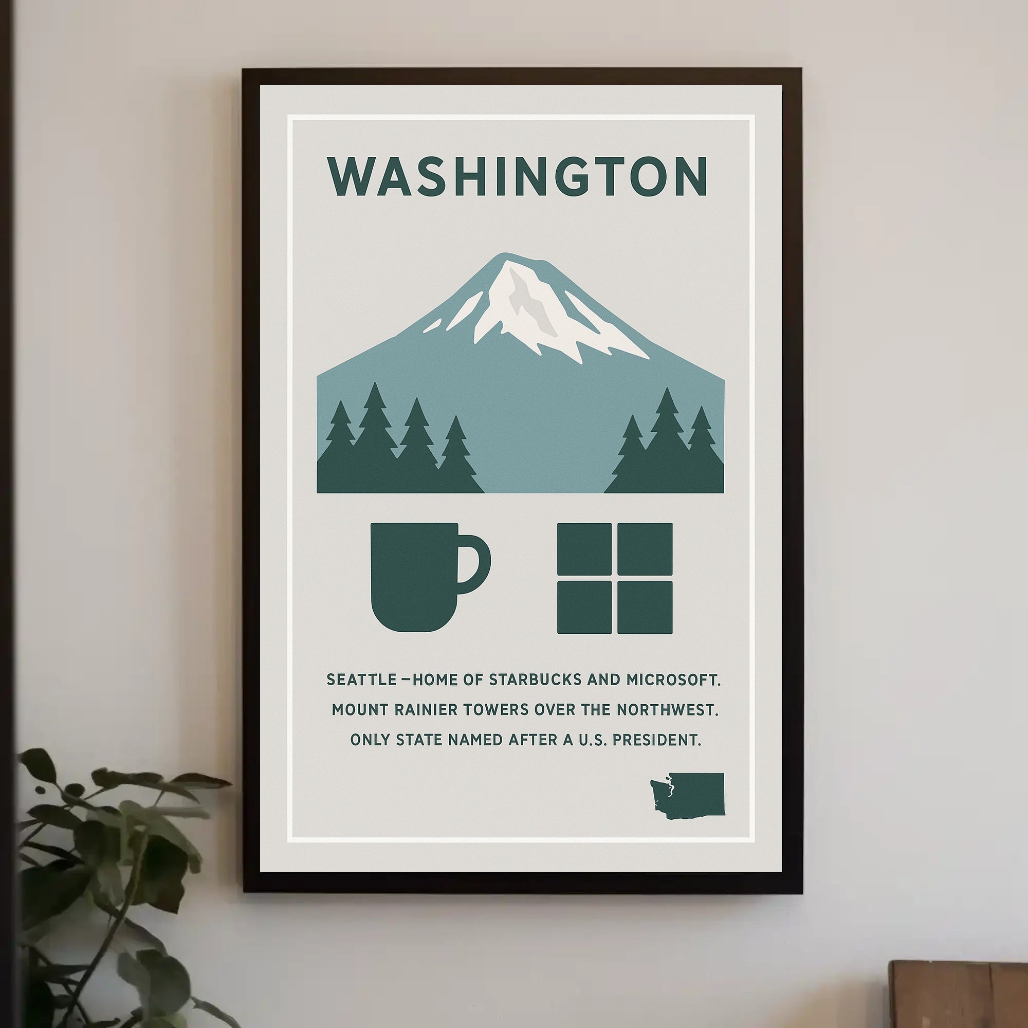 Washington Named After a U.S. President Poster PosterGoat