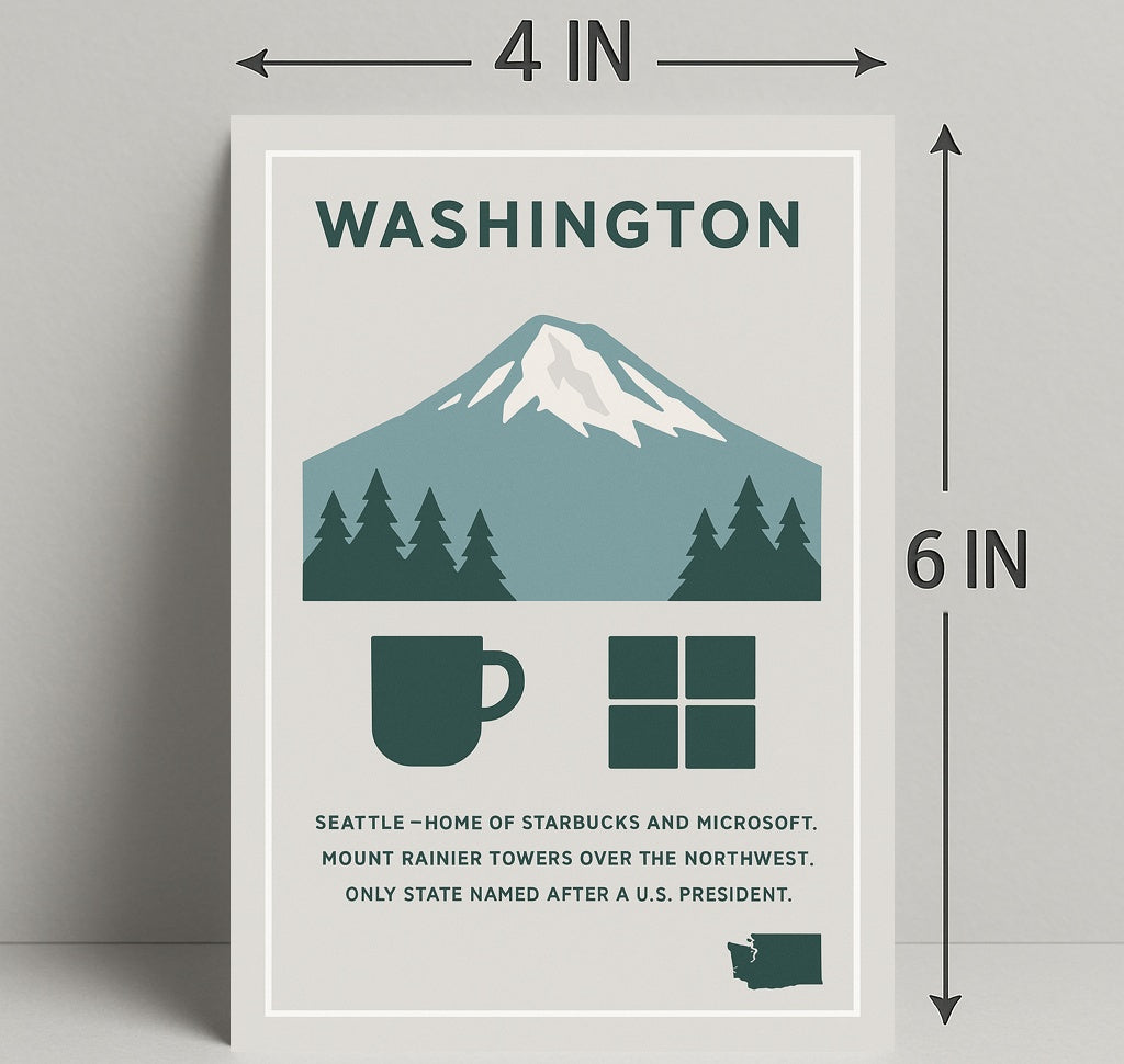Washington Named After a U.S. President Poster PosterGoat