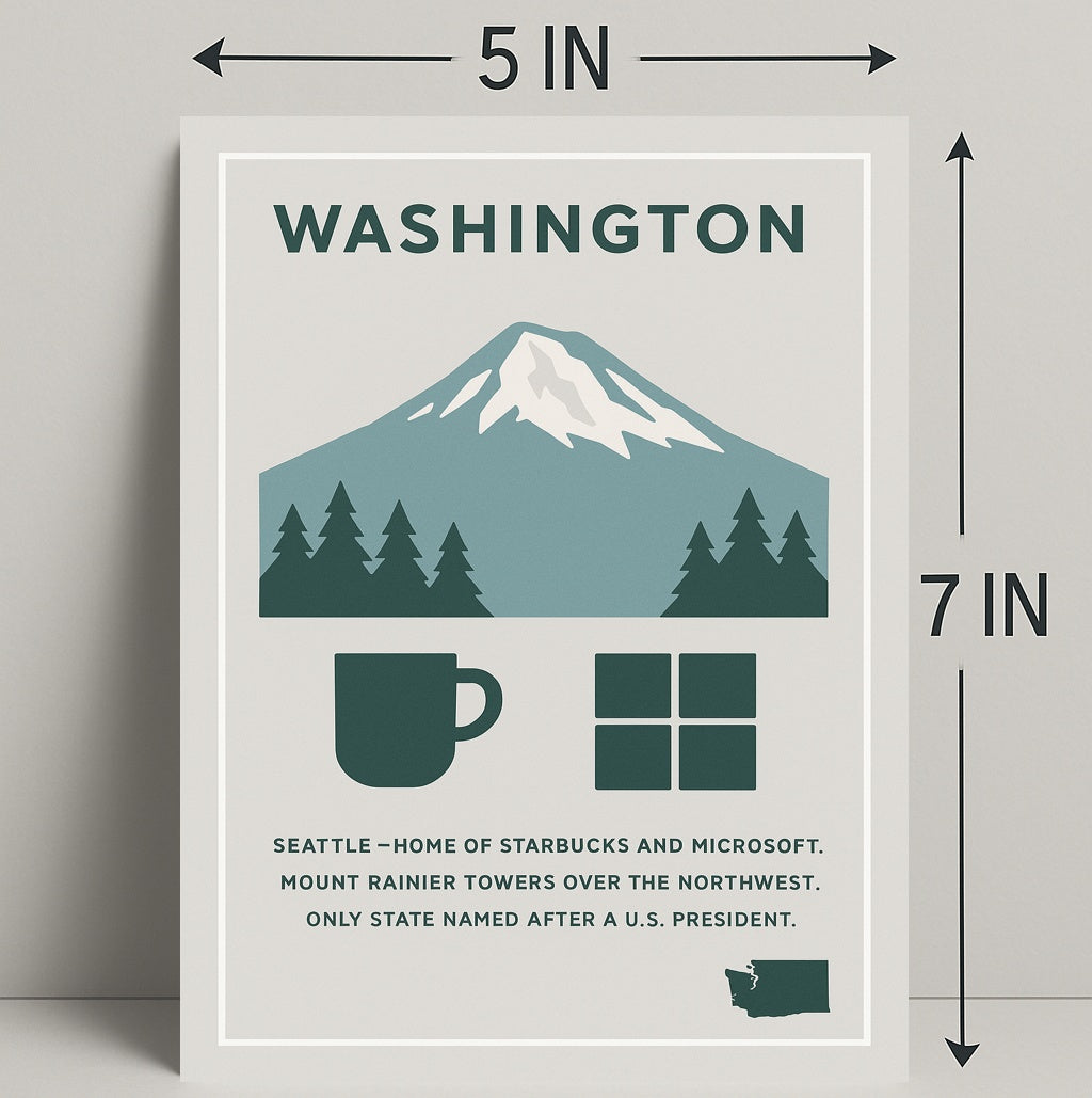 Washington Named After a U.S. President Poster PosterGoat