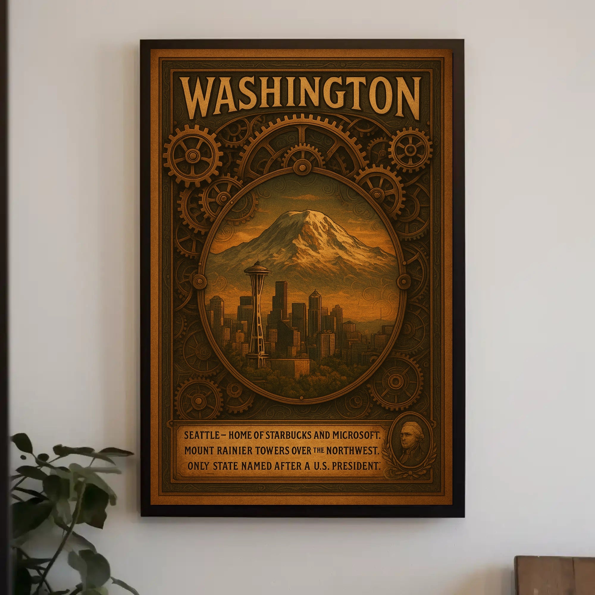 Washington The State Named After A Poster PosterGoat